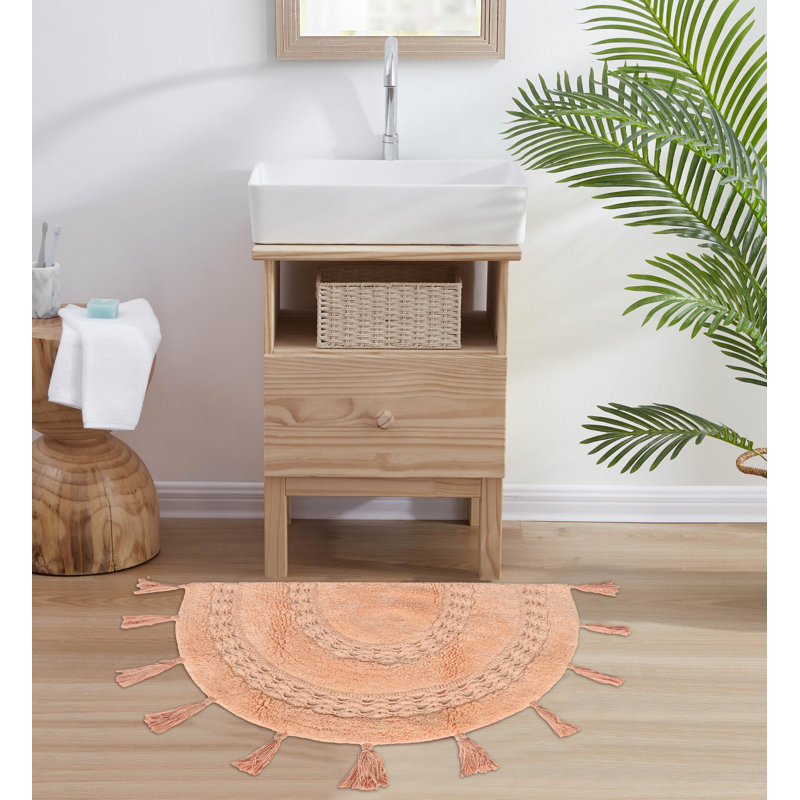 Tapis pour salle de bain Abinash, Pêche