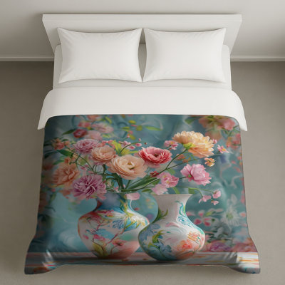 Housses de couette à motif floral