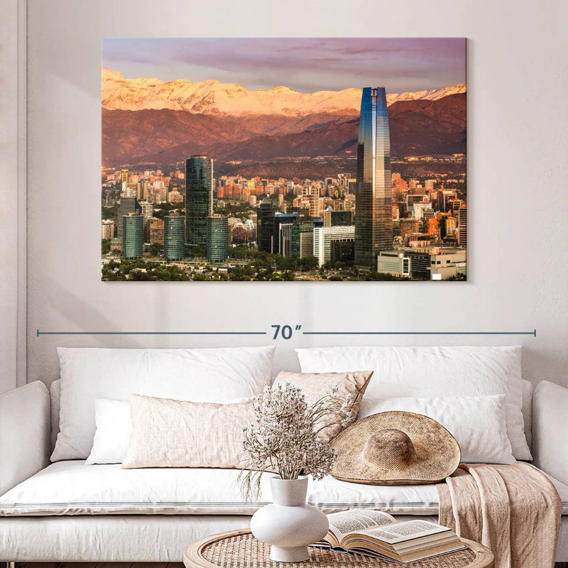 Santiago De Chile, 34" H x 51" W