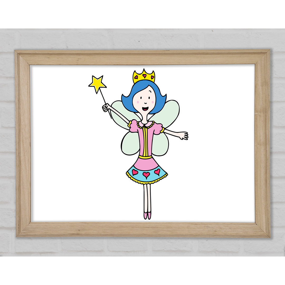 Fairy Princess White - Einzelner Bilderrahmen Kunstdrucke