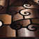 Abstract Brown/Green Area Rug