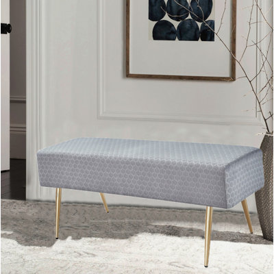 Banc recouverts de tissu d'ameublement