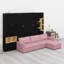 Lit escamotable mural peu encombrant avec grand canapé, tablettes de rangement et armoires-1519043582