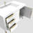 35.44'' Single Bathroom Vanity with Acrylic Top