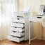 Coray 18.7'' Wide 5 -Drawer Mobile File Cabinet-1814591723