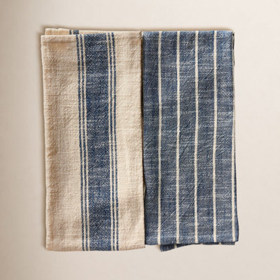Striped Cotton Tea Towel