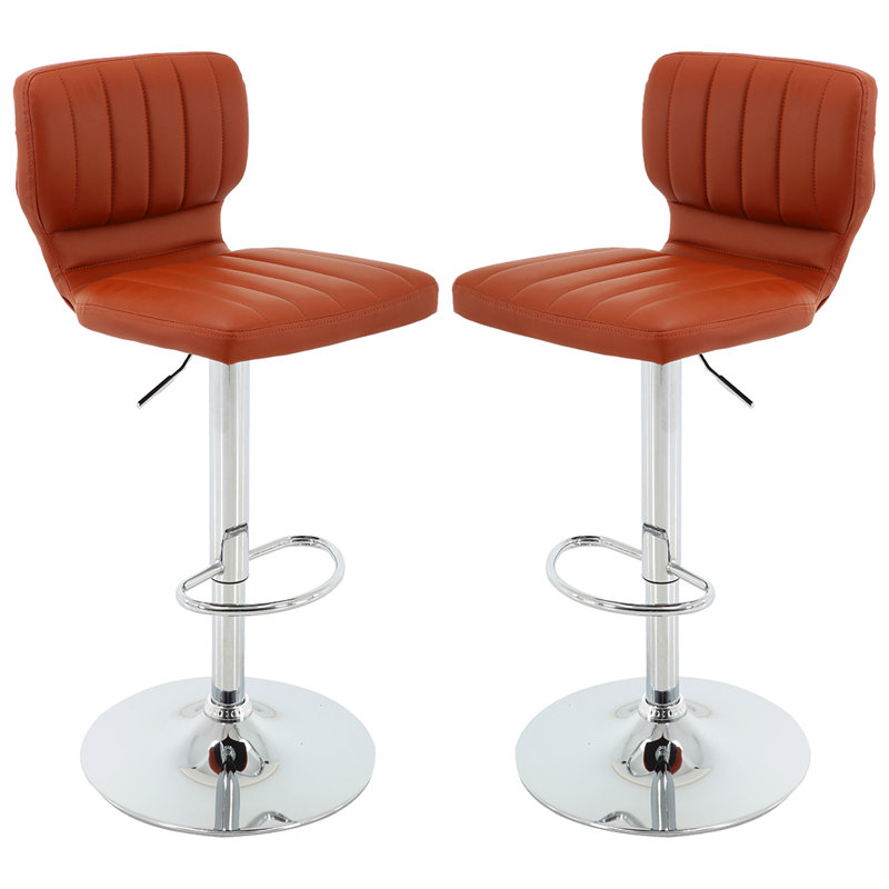 Tabouret de bar Melpomeni, Orange
