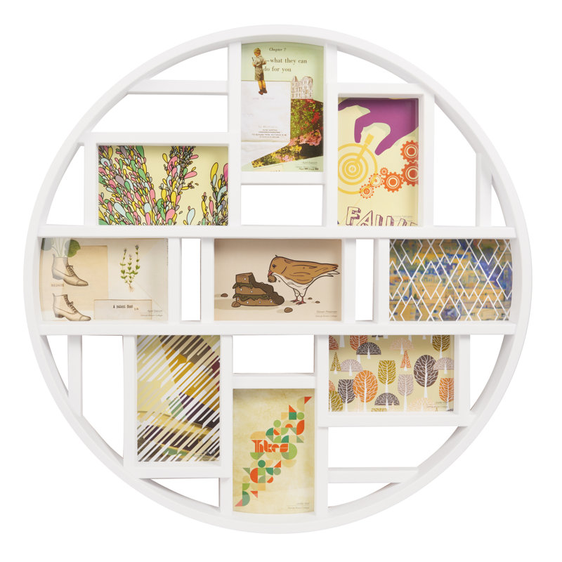 Luna Picture Frame, White, 4" x 6