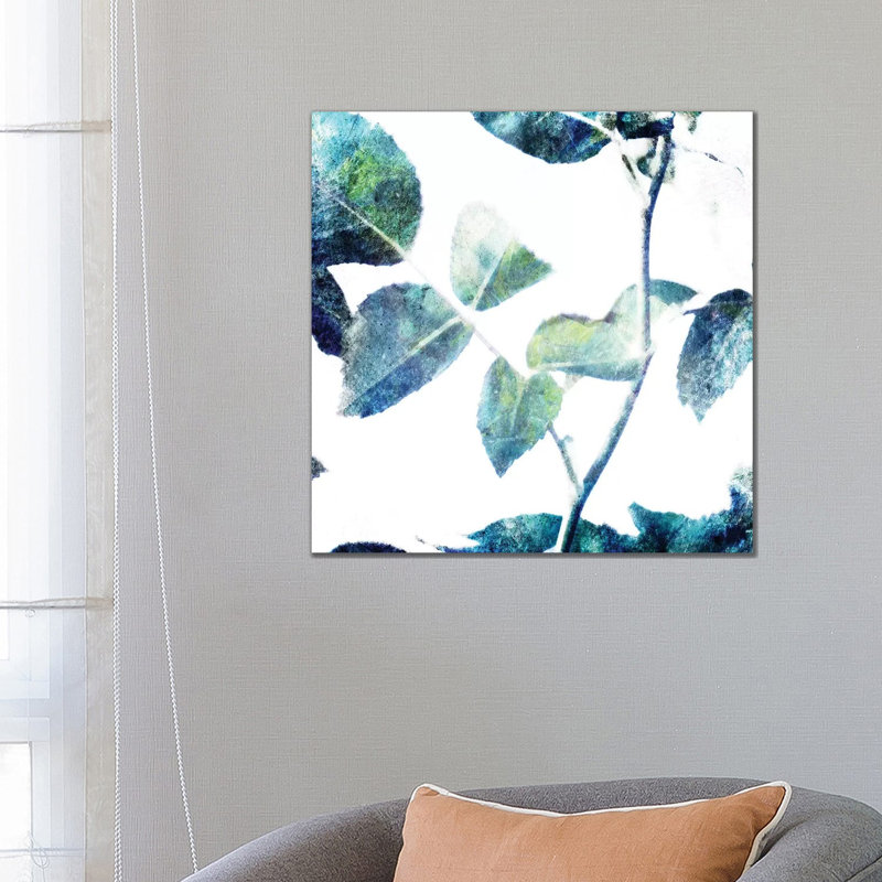 Universal Leaves II by Mlli Villa - Print on Canvas, 66.04cm H x 66.04cm W x 3.81cm D, Wrapped Canvas