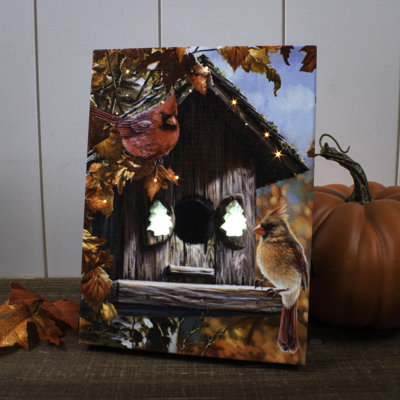 Toile de fond avec chevalet d'automne 8 x 6
