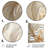 White And Gold Champagne Flow IV - Champagne Metal Wall Art-707619859