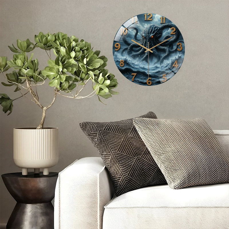 Horloge murale 12 po Cthulhu