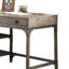 Bureau Seybert en chêne vieilli et argent antique 92325