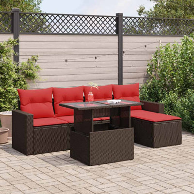 55cm Wide Patio Sofa with Cushions