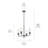 20.5" 4 Light Chandelier-596225558