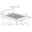 Tokyo Wood Eastern King LED Panel Bed
