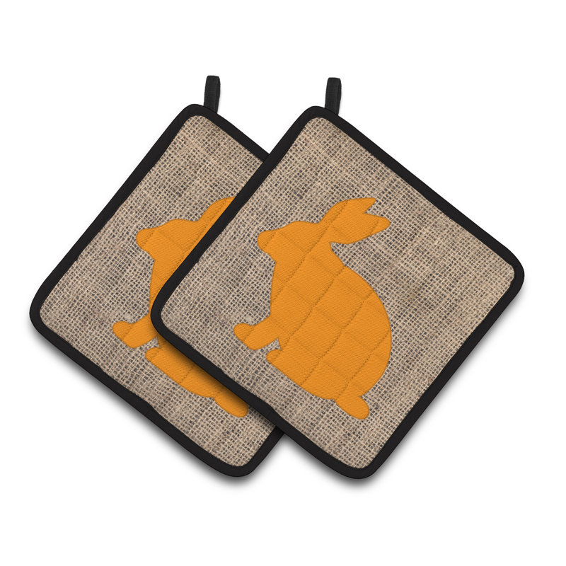 Cuisinier poignée lapin urban home east, Orange