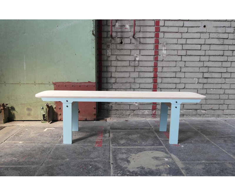 Giedi Upholstered Bench, Small, Butterfly Blue