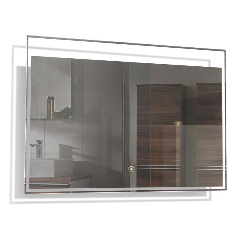 Ritchie Flat Wall Mirror, 23.62" H x 39.37" W