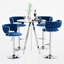 Ensemble de table de bar et tabouret 3/5 pièces Modern Luxury-125698725-125698724-125698721