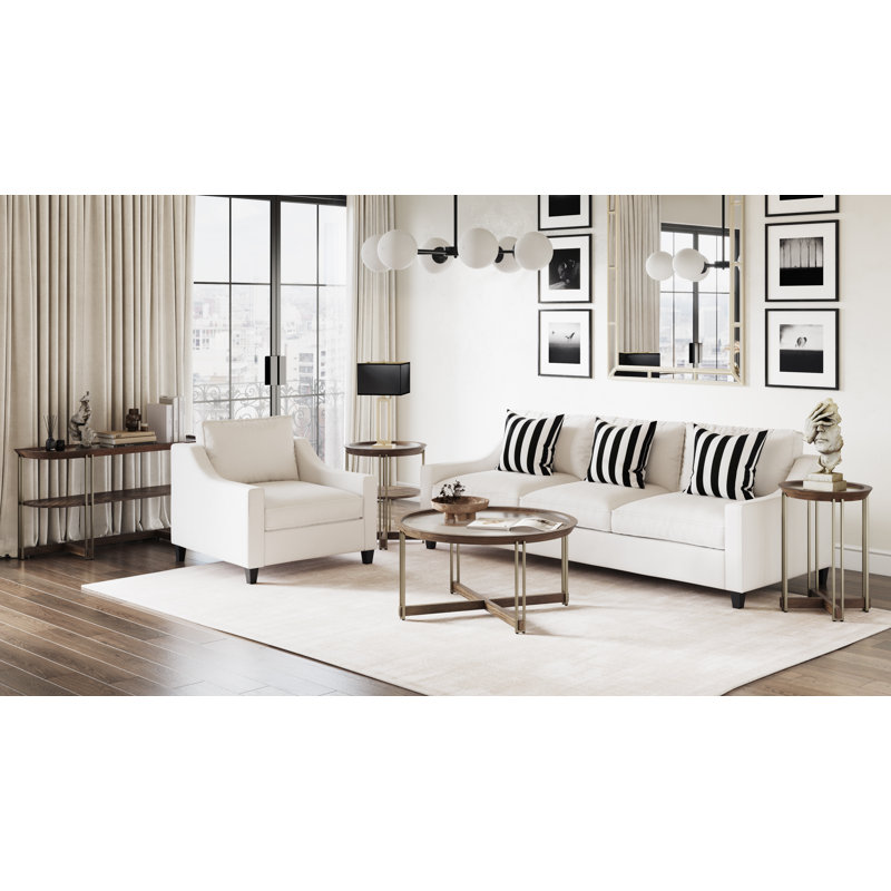 Amillano Solid Wood Top End Table