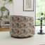 Fauteuil demi-tonneau pivotant rembourré Bryonie