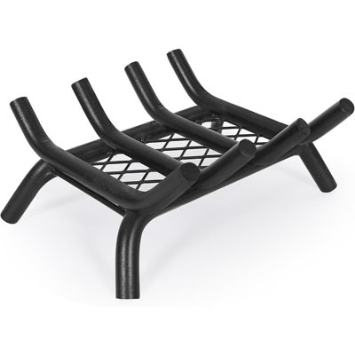 Grille de foyer robuste pour foyer 14 po avec support Ember