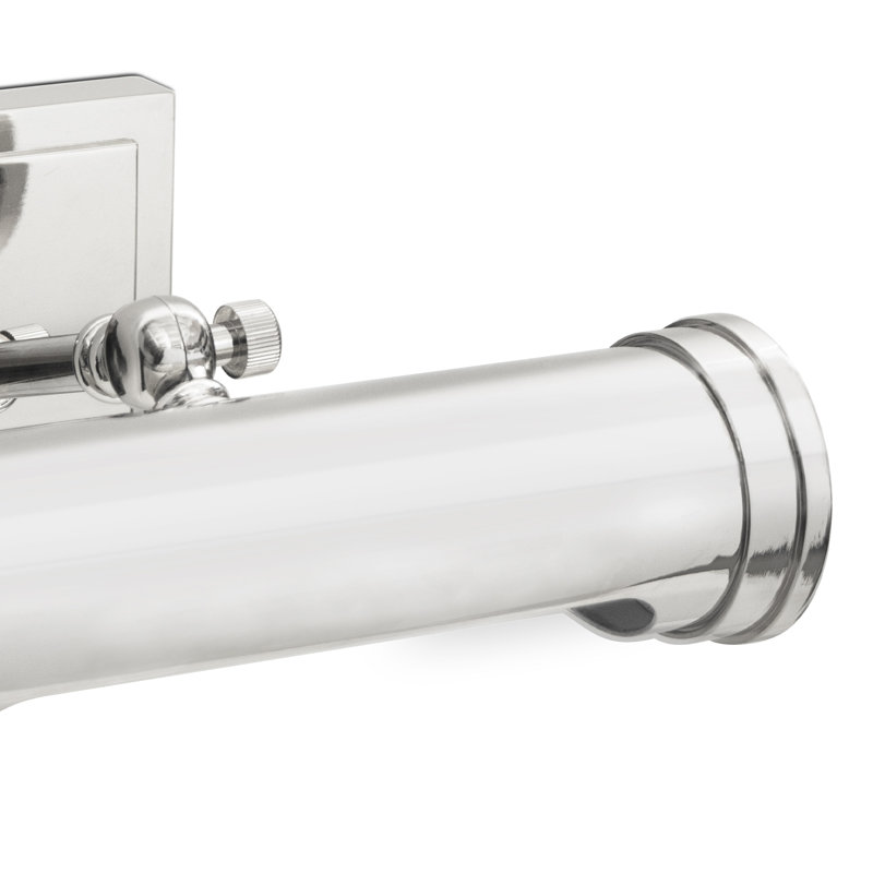 Tate Dimmable Wall Mounted Picture Light, Polished Nickel