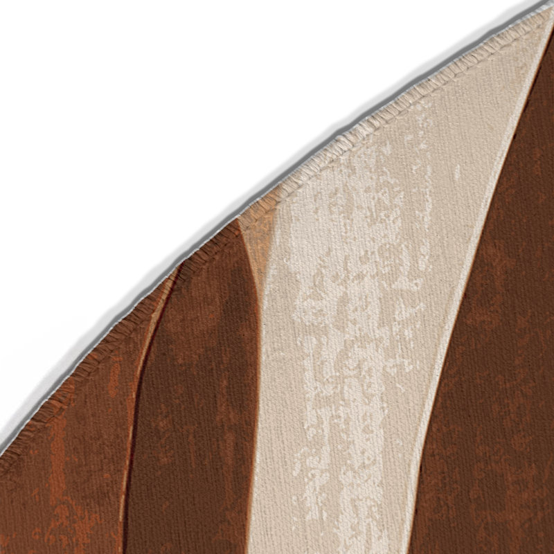 Sandstone Harmony Indoor And Outdoor Area Rug, Round 5'