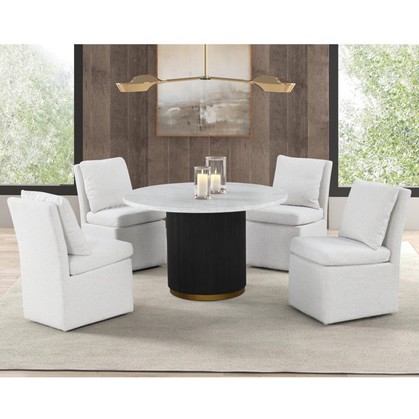 Everly Quinn Rana 5-Piece Round Dining Table Set - Wayfair Canada