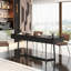 Bureau d'ordinateur 70,87 "Modern Black Modern, bureau d'étude et de travail, pieds en Y en métal