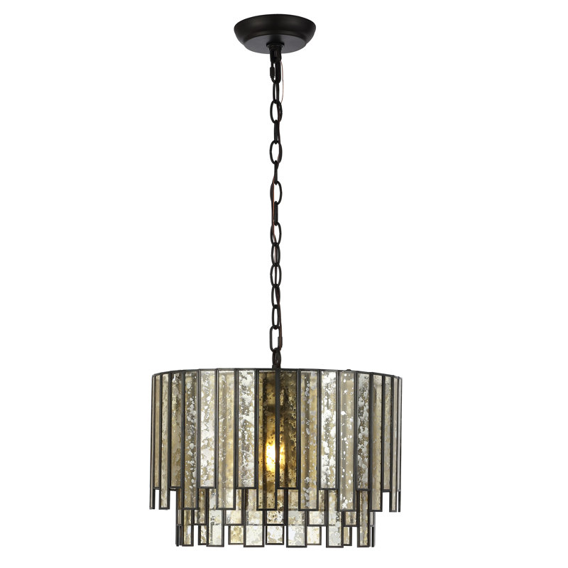 Lustre cylindrique unique à 1 lumière Adli