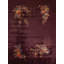 Tapis antique mauve / lavande mauve en laine noué à la main des années 1920