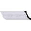 4 1/2"H x 3 1/4"P x 5 1/2"F x 94 1/2"L Devon Crown Moulding