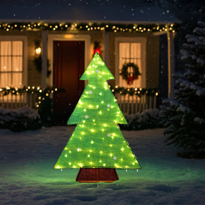 4Ft Lighted Christmas Tree Holiday Decoration
