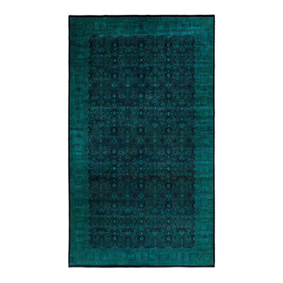 Trooper One-of-a-Kind 10' 2" X 17' 8" New Age Rectangular Wool Area Rug Blue