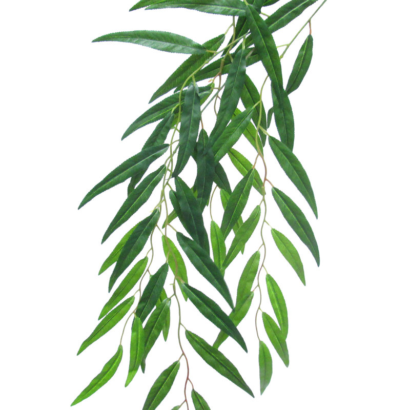 Weeping Willow Leaf Hanging Plant Greenery Spray