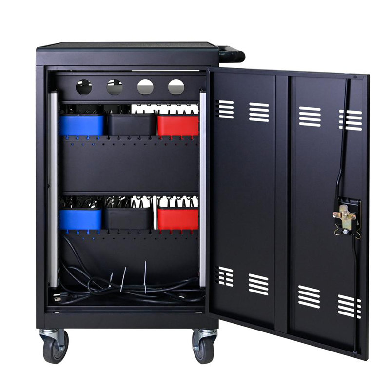 Laptop/Tablet Storage Charging Cart with Wheels