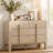 47.2" W 6-Drawer Solid and Manufactured Wood Double Dresser -755115129