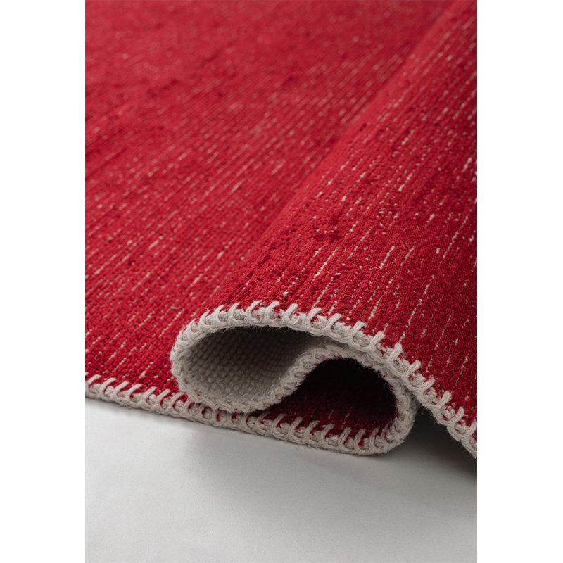 Rapture Area Rug in Red, Rectangle 9'10" x 14'