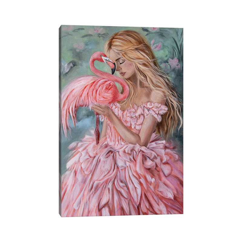 Grâce en fleurs, Toile tendue, Ne s’applique pas, H 18 po x l 12 po