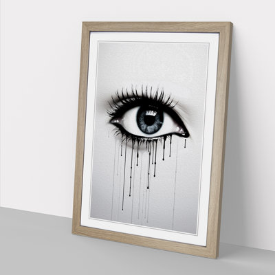 Eye Minimalism - Single Picture Frame Print on Wood