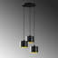 Luminaire suspendu tambour à 3 lumières Kayne-2141419482
