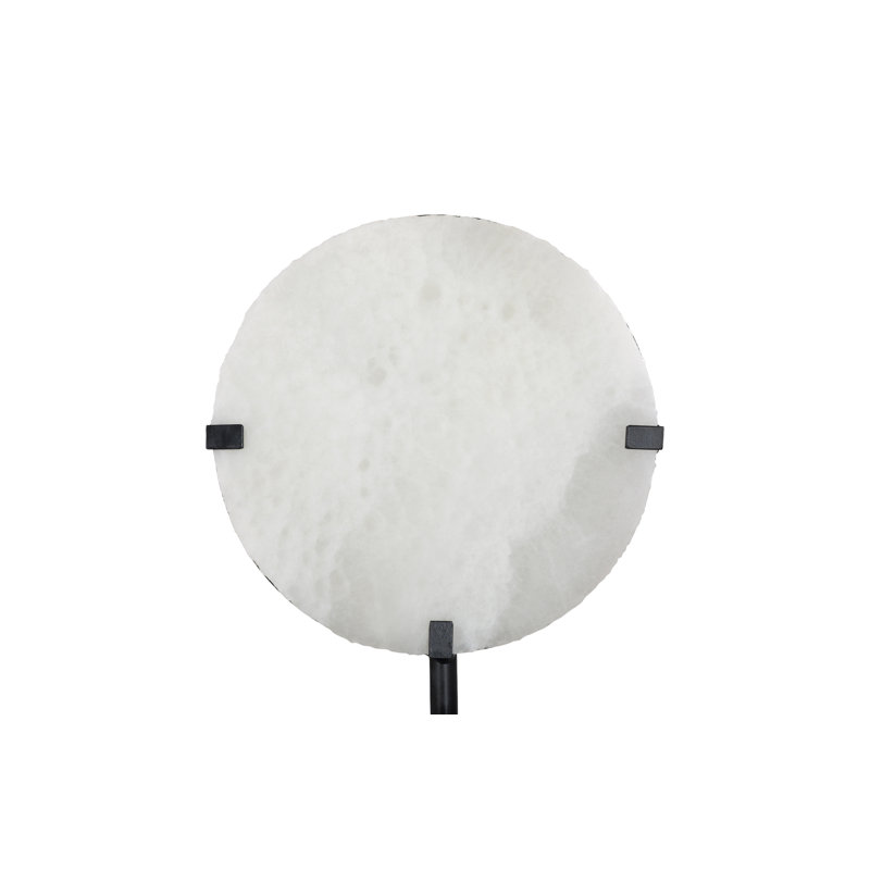 Onyx Lamp, Round Black Base