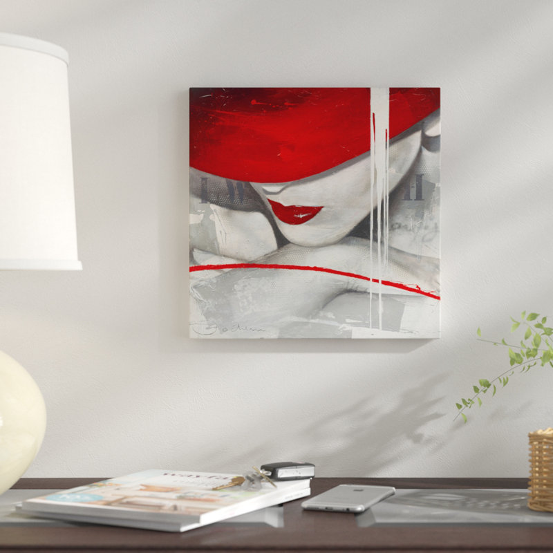 Glamour II par Hans Jochem Bakker - impression d'art graphique, H 48 po x l 48 po x P 1,5 po, Toile tendue