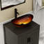 Ensemble de meuble-lavabo simple 24 po avec lavabo vasque, robinet et drain Sharee, assemblage requis-709595651