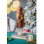 Décoration de table de sapin de Noël avec support en bois 20 po Anna