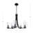  Devonshire 5-Light Modern Matte Black Chandelier-2008161058