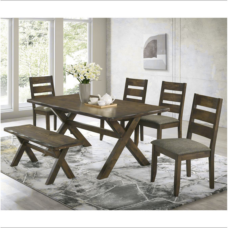 Knotty Nutmeg Dining Bench