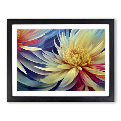 Beauteous Chrysanthemum Flowers - Single Picture Frame Print